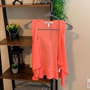 Cardigan tank top coverup